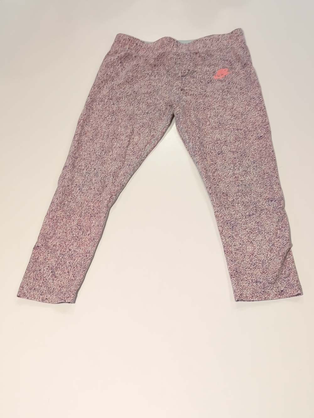 Nike Girls Speckled Pink Active Leggings